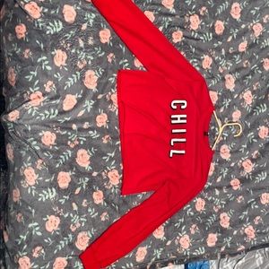 Chill Long Sleeve Crop Top
